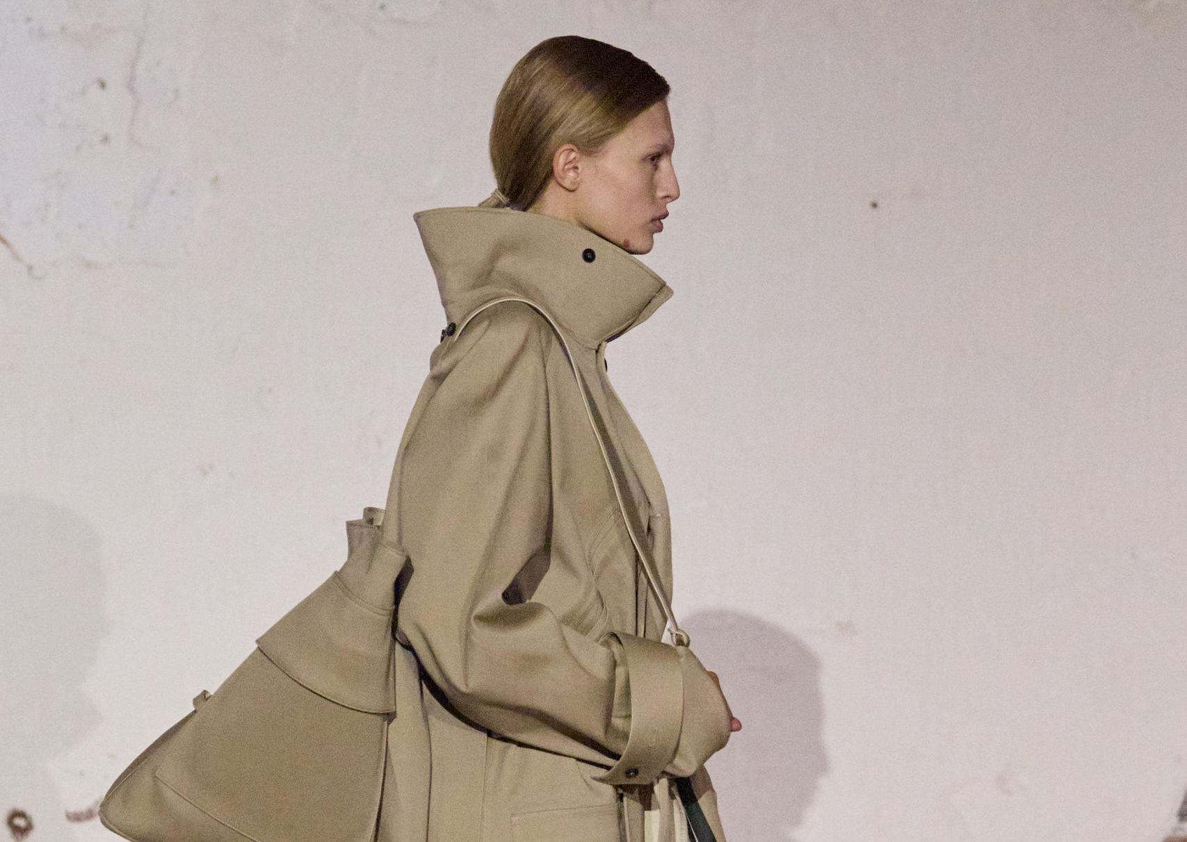 funnel neck jacket victoria beckham